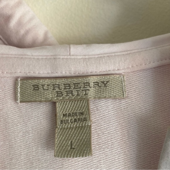 Burberry Brit pale pink hoodie. Size Large - Picture 6 of 8